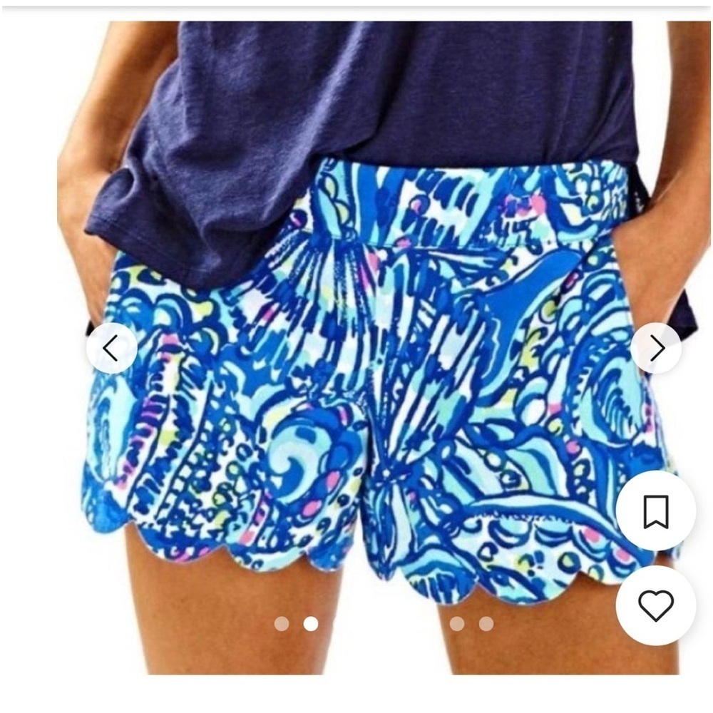 LILLY PULITZER-Women's Blue and White Shorts